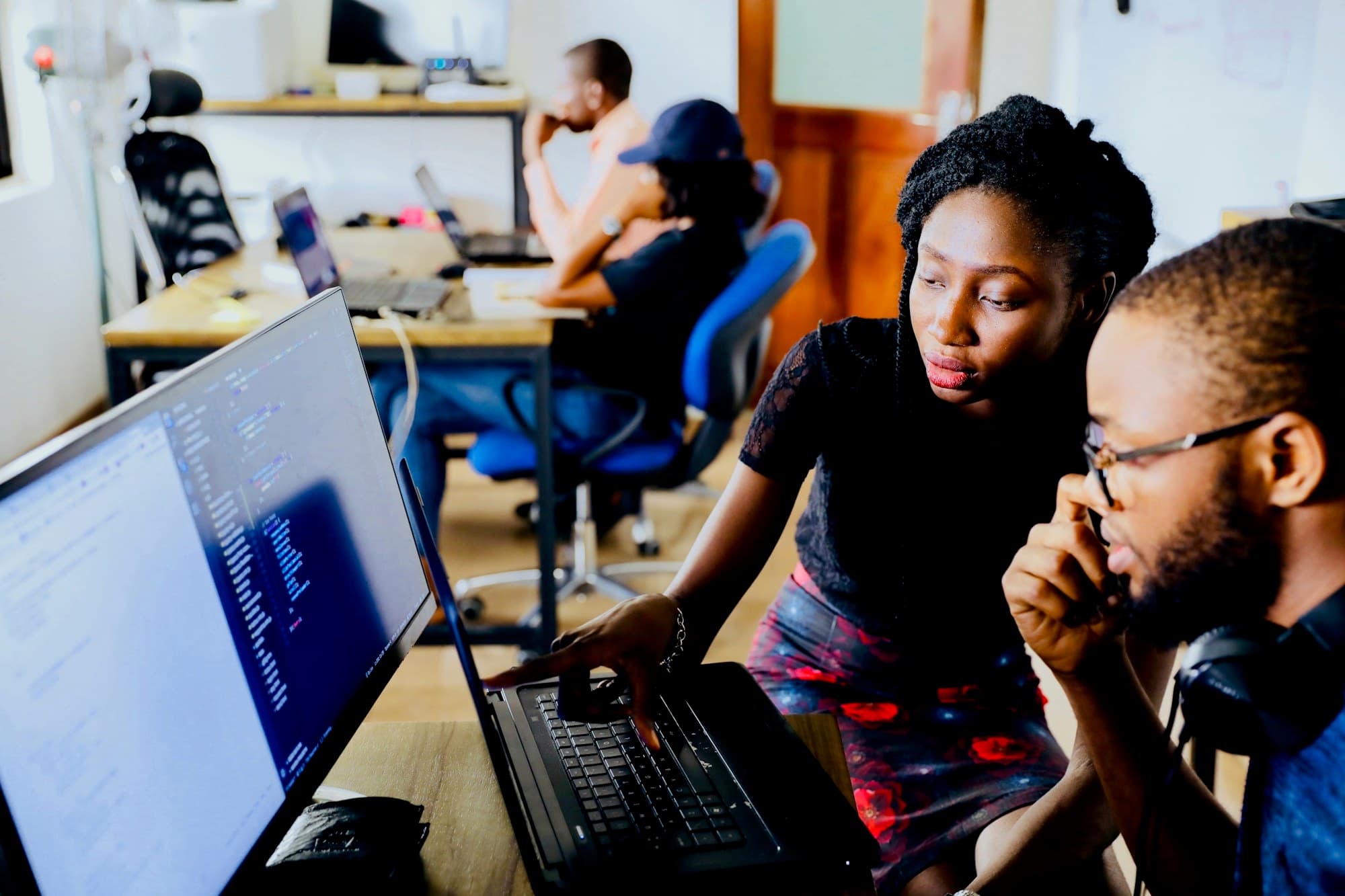 Team supervising AI workflow implementation